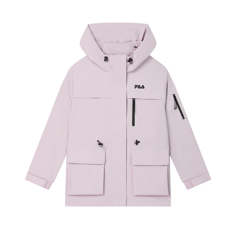 

FILA Ветровка женская водонепроницаемая и ветрозащитная Jingle Bell фиолетовая, Jingle Bell Purple