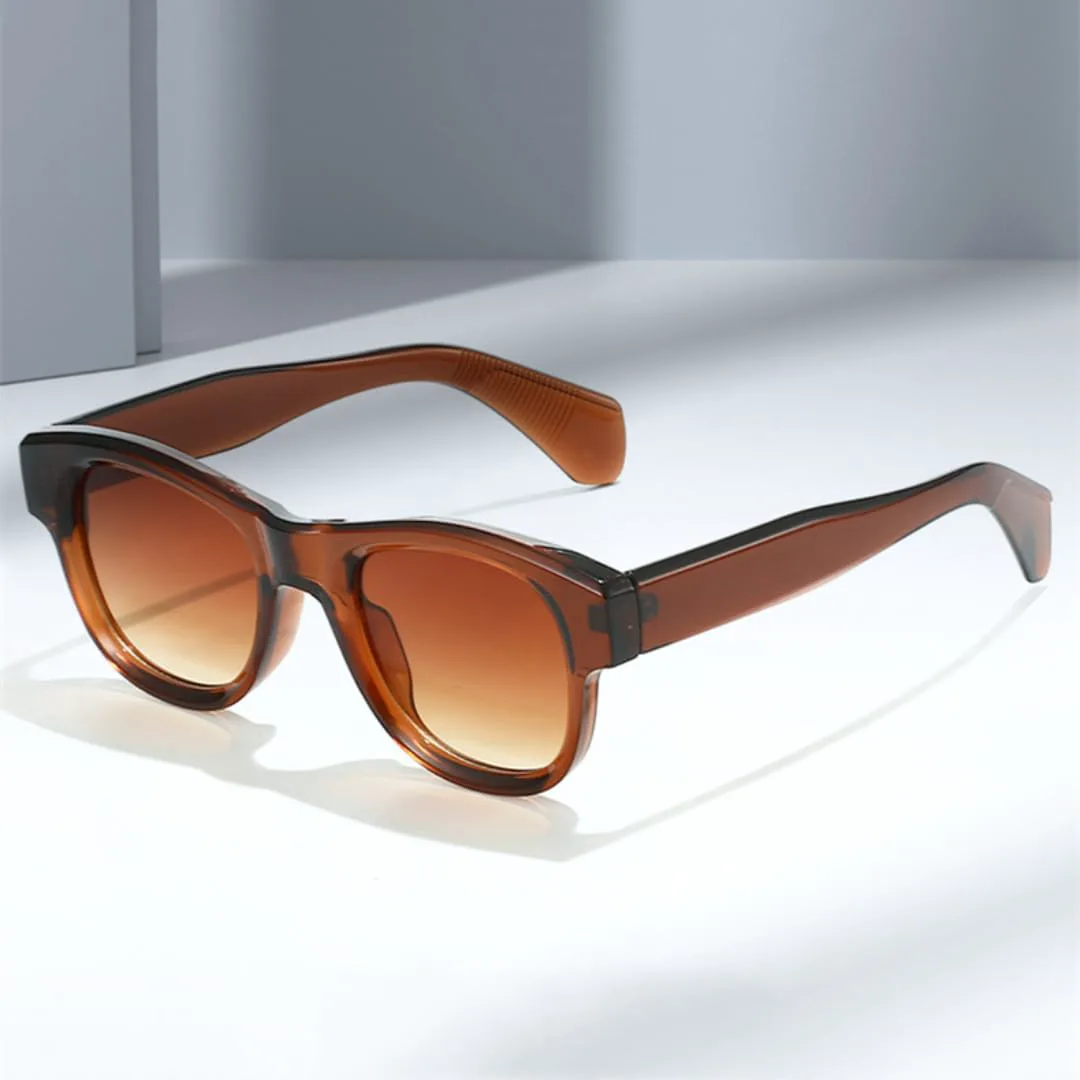 

Солнцезащитные очки для мужчин и женщин - защита UV400 - панк, круглая оправа, цветные линзы, для занятий спортом на открытом воздухе и вождения DSVIGF, Black Blue