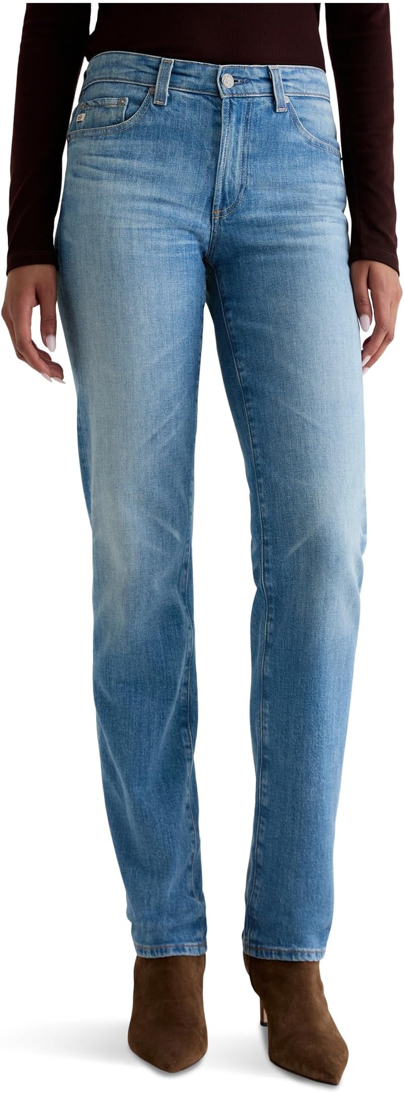 

Женские облегающие джинсы Sandra Low Rise Slim Straight In 18 Years Bisou AG Jeans, 18 Years Bisou