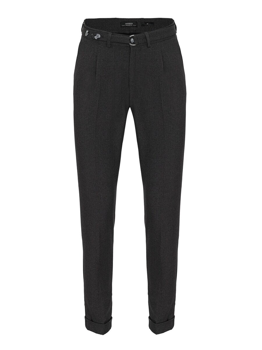 

Тканевые брюки Antioch Slim fit Pleat-Front Pants, темно-серый