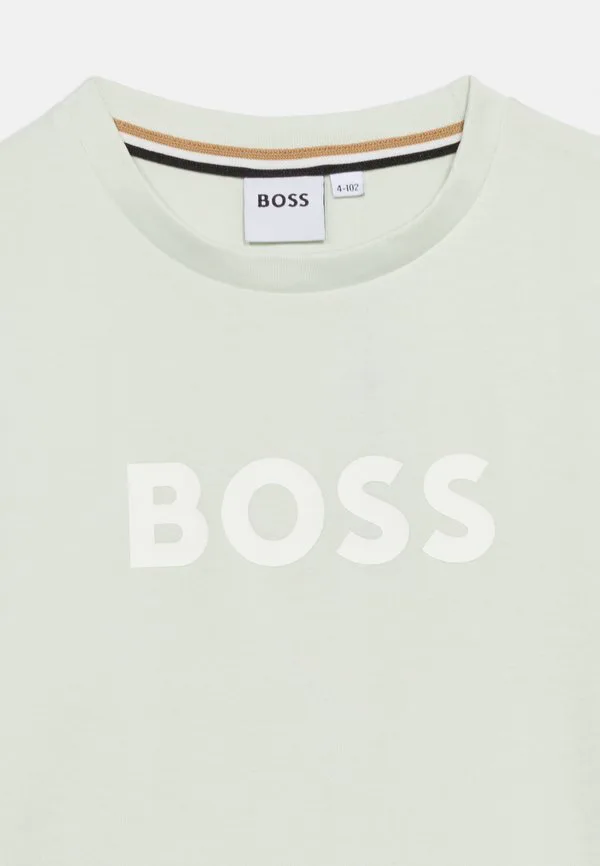 Детская/Подростковая футболка с короткими рукавами, унисекс, с принтом. Boss Kidswear, Sprout Green — фото 4