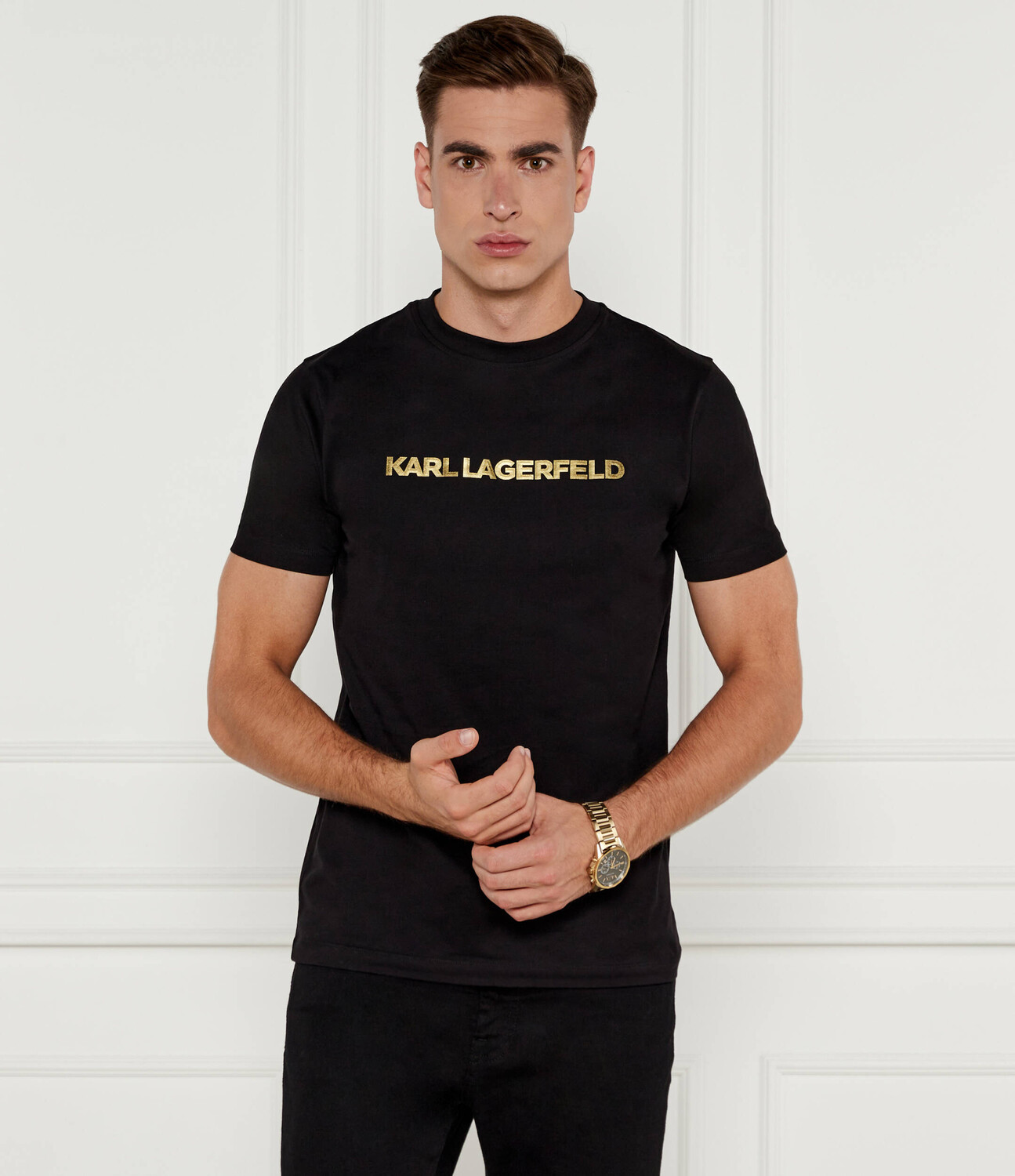 

Футболка Karl Lagerfeld Regular Fit, черный