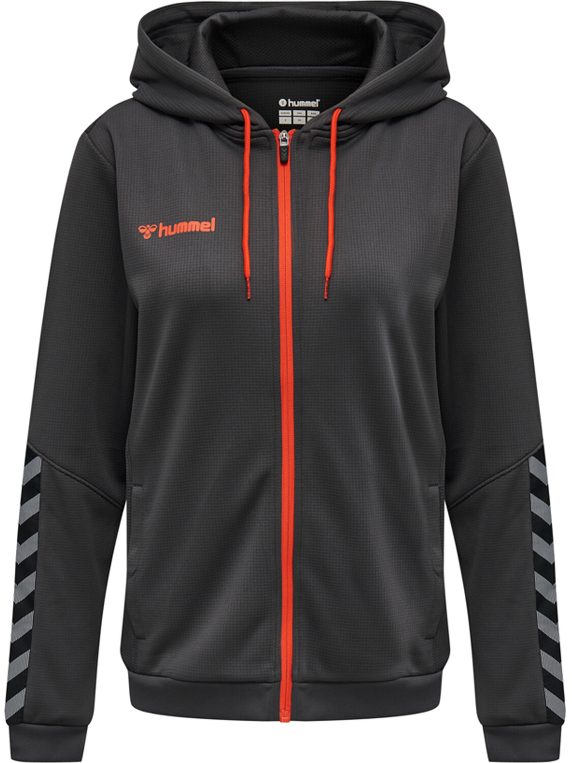 

Толстовка Hummel Hoodie Hmlauthentic Poly Zip Hoodie Woman, цвет ASPHALT