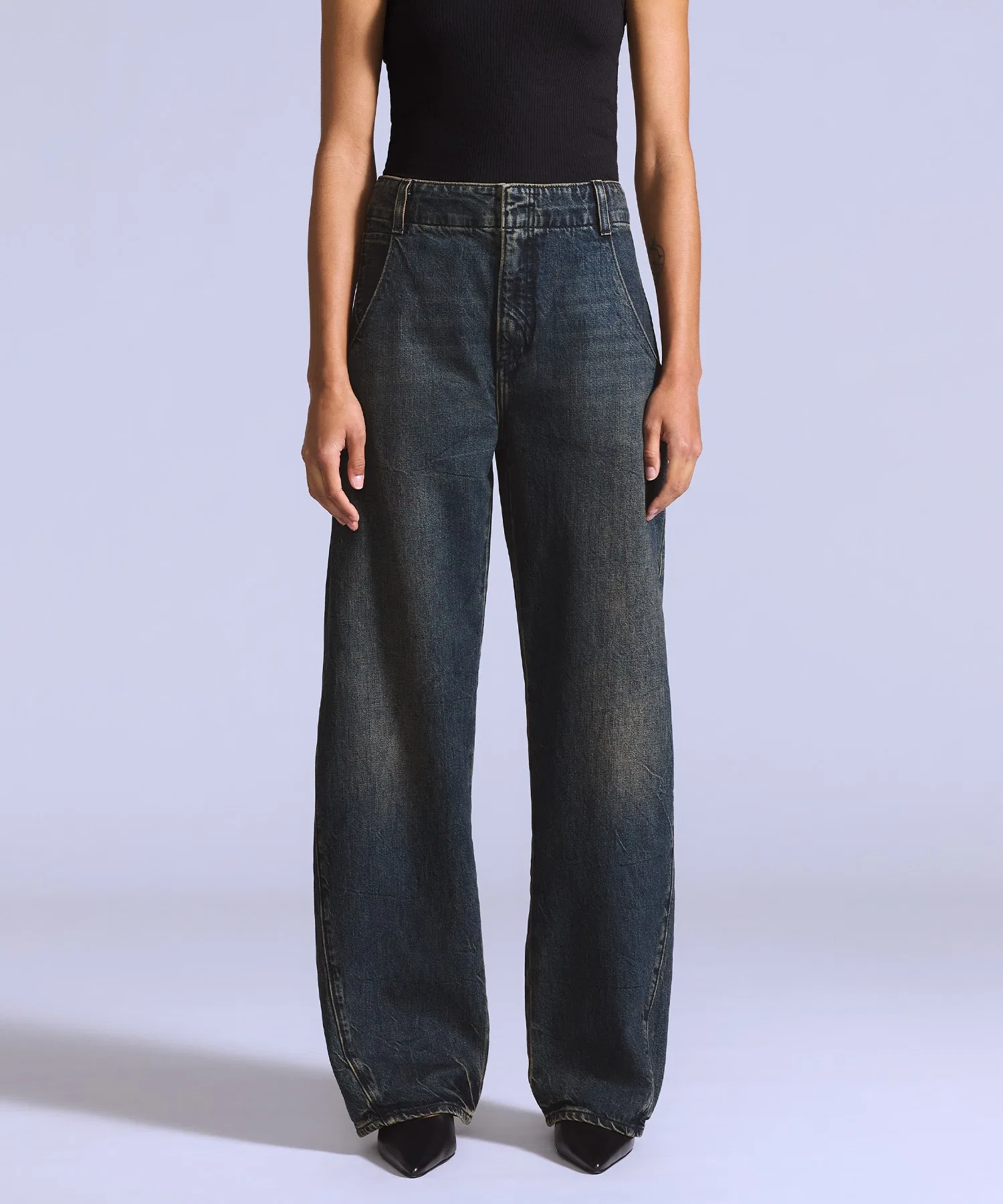 Джинсы Levi's BLUETAB™ MOTO, темно-синие.