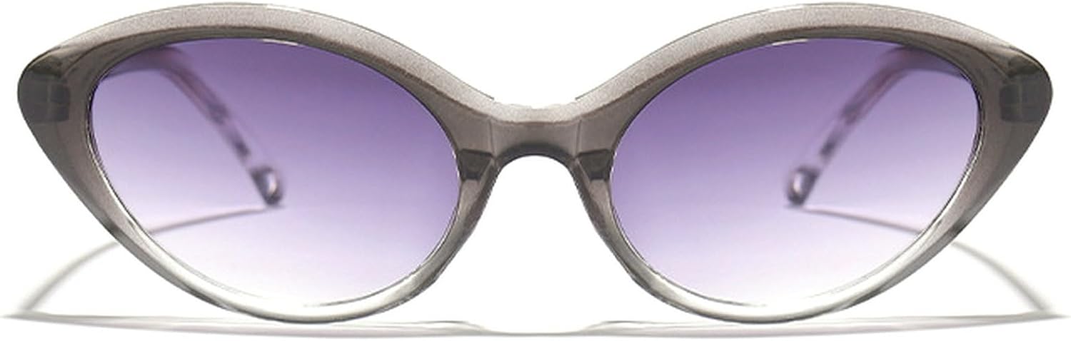 

Винтажные женские солнцезащитные очки «кошачий глаз», винтажные солнцезащитные очки в маленькой оправе для мужчин, роскошные очки для путешествий на открытом воздухе, защита от ультрафиолета UV400 mincl, Gray