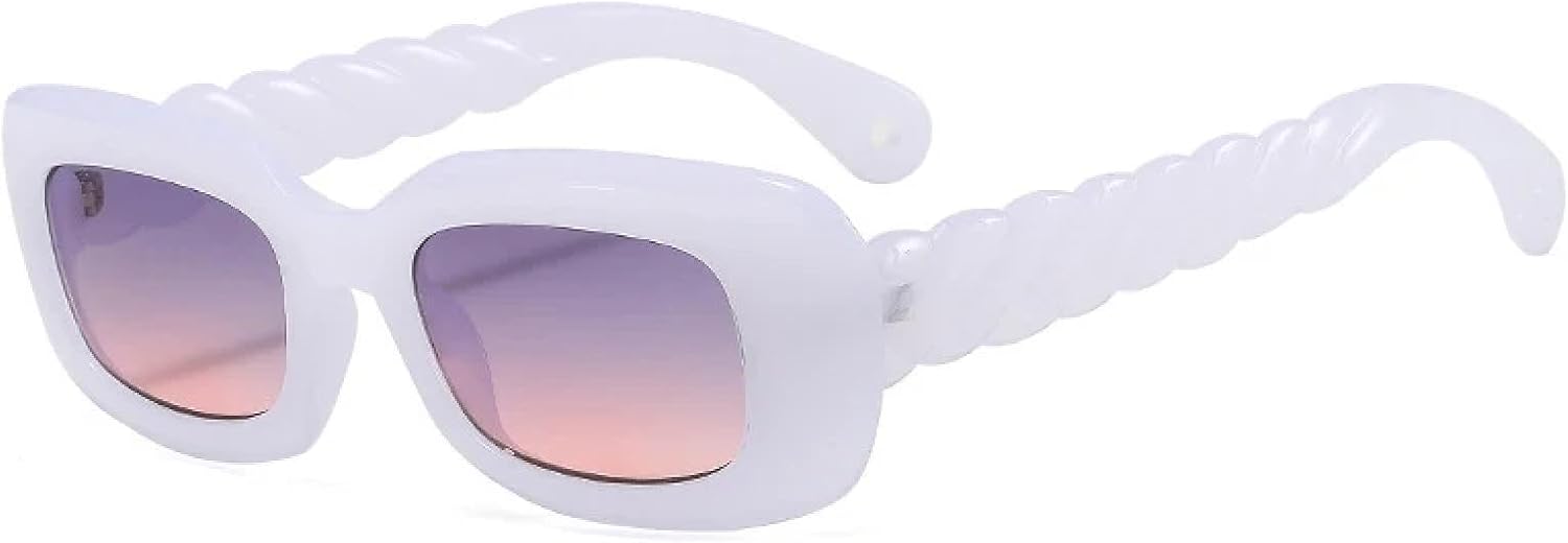 

Классические солнцезащитные очки Jelly Color для женщин и мужчин, модные винтажные очки класса люкс для путешествий, солнцезащитные очки UV400 TKKTLLT, White Gray Pink