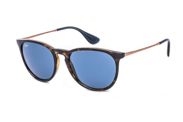 

Солнцезащитные очки erika 4171 639080 гавана темно-синие Ray-Ban, коричневый