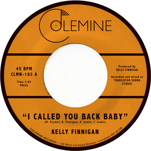 

Сингл 7" Finnigan, Kelly: I Called You Back Baby