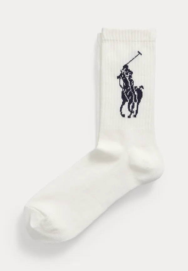 Большие носки с изображением пони Polo Ralph Lauren, White