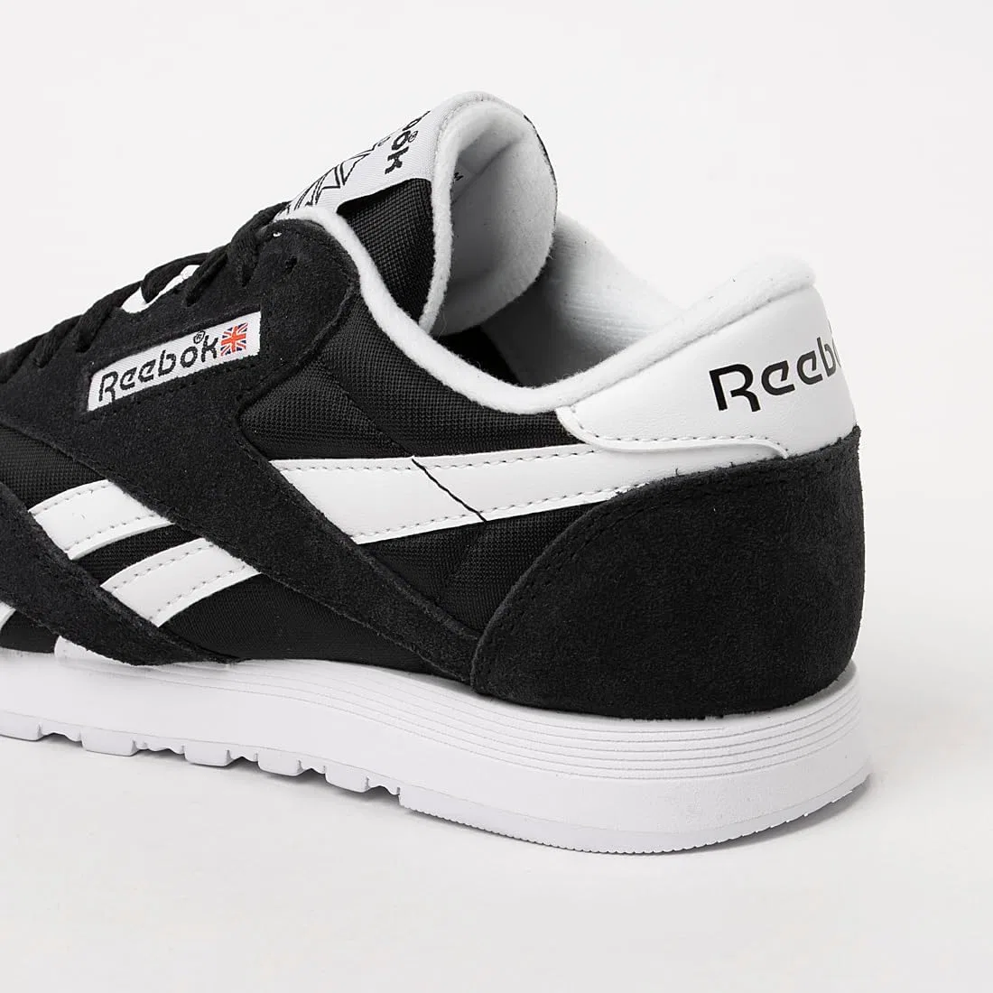 Кроссовки мужские Reebok Workout Low Classic, Cblack Ftwwht Ftwwht — фото 3