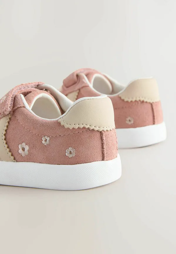 Детские туфли стандартной посадки на липучках со шнуровкой Next, Pink Floral — фото 4