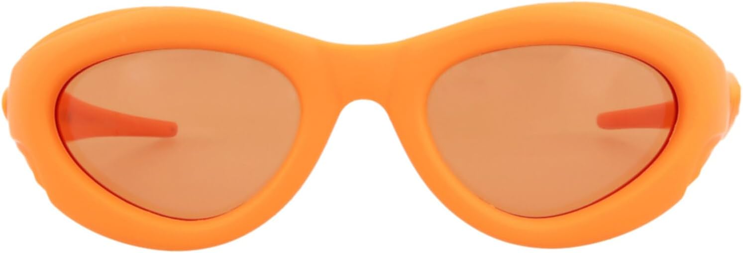 

Солнцезащитные очки Bottega Veneta круглой/овальной формы, оранжевые, класса люкс, изготовлены в Италии, оправа, изготовленная методом литья под давлением, дизайнерская мода для повседневной роскоши