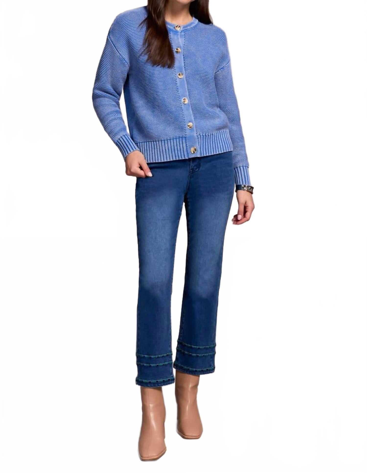 

Хлопковый кардиган на пуговицах в цвете «Сумерки» Tribal, Nightfall