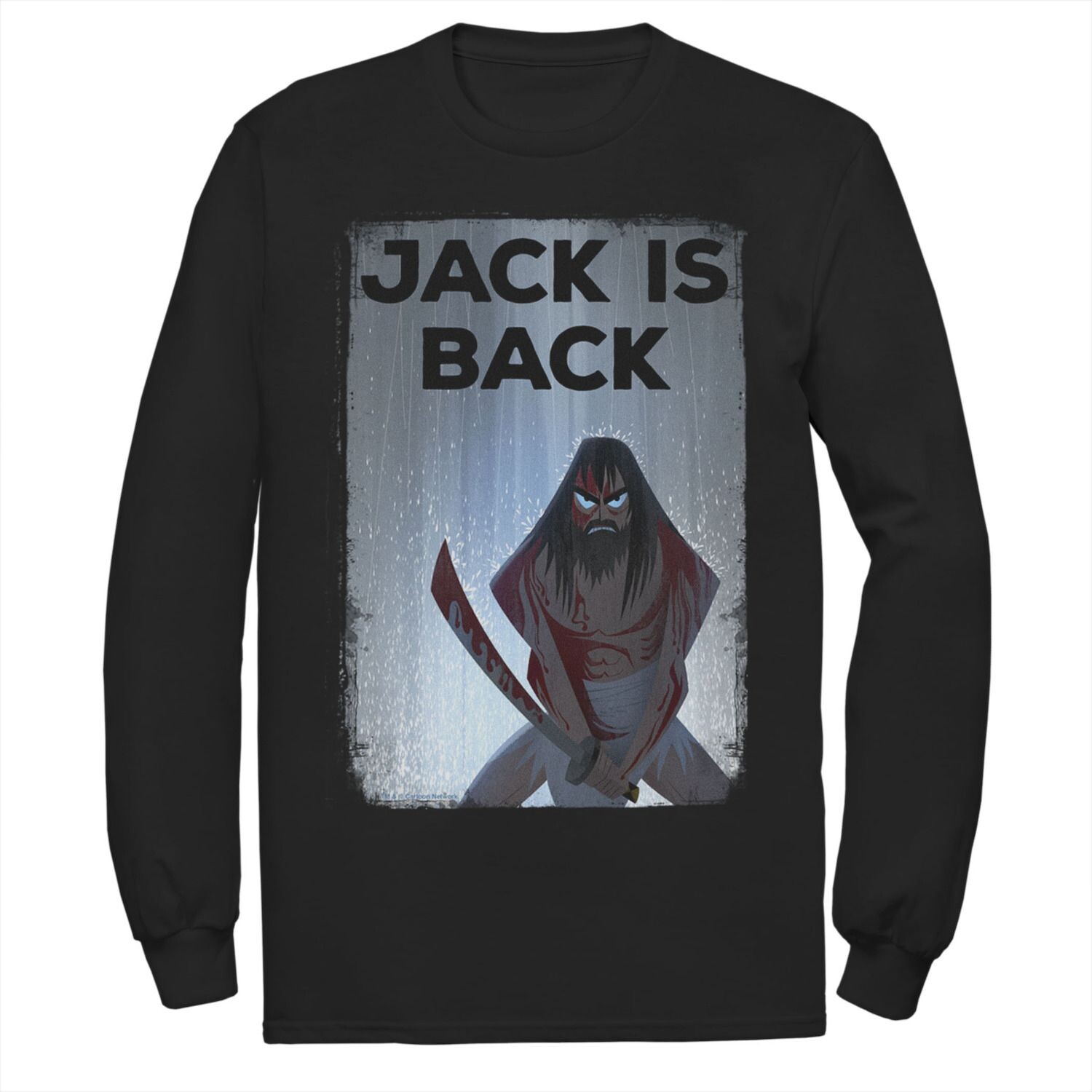 

Мужская футболка с длинными рукавами Cartoon Network Samurai Jack The Jack Is Back Rainwaters Licensed Character