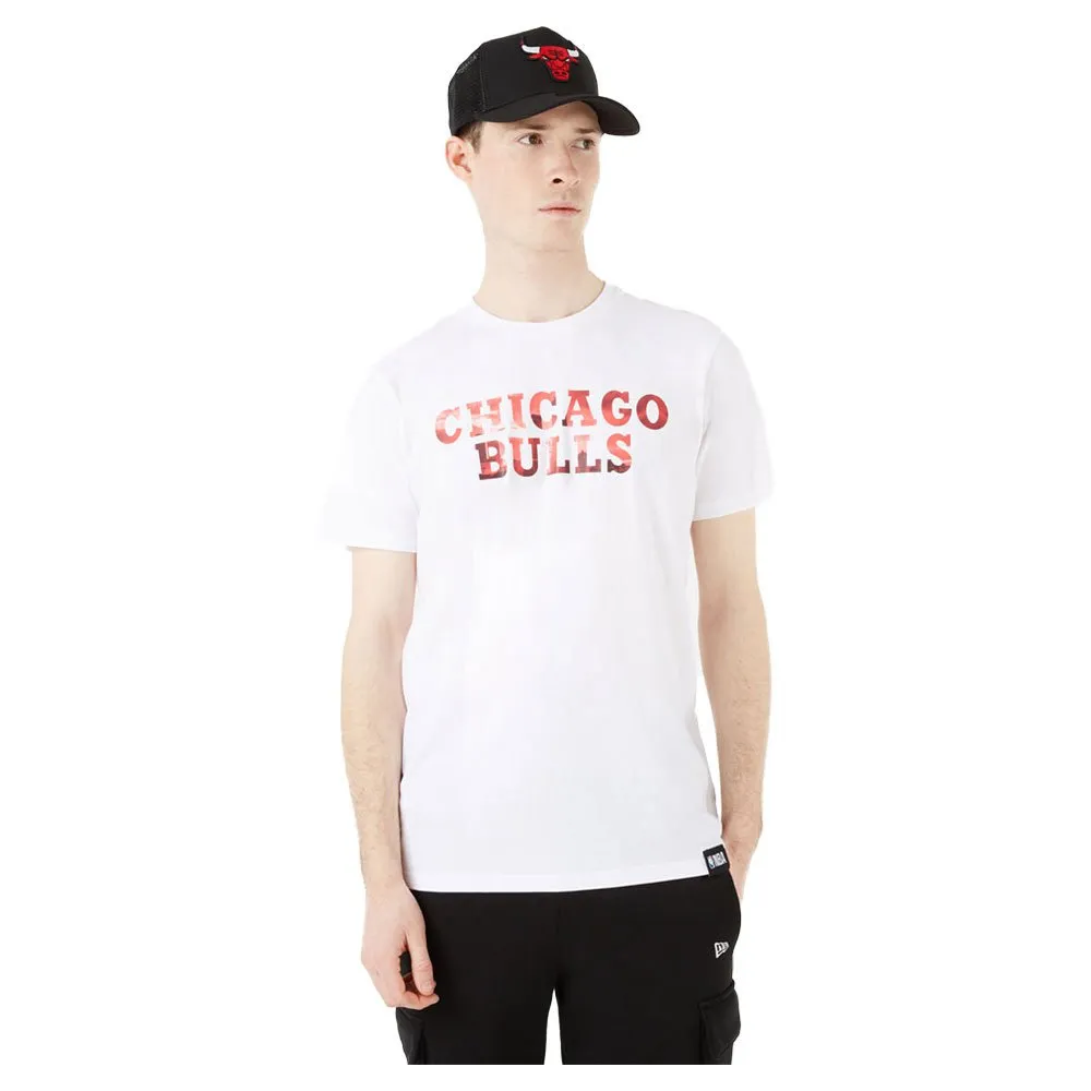 

Футболка с коротким рукавом New Era NBA Photographic Wordmark, белый