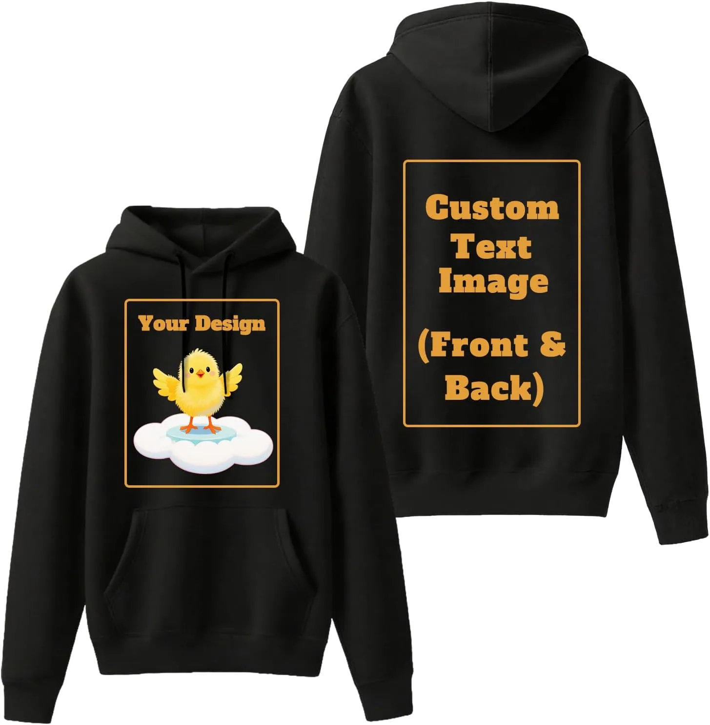 

Капюшон ISUNMEA с индивидуальной печатью спереди и сзади