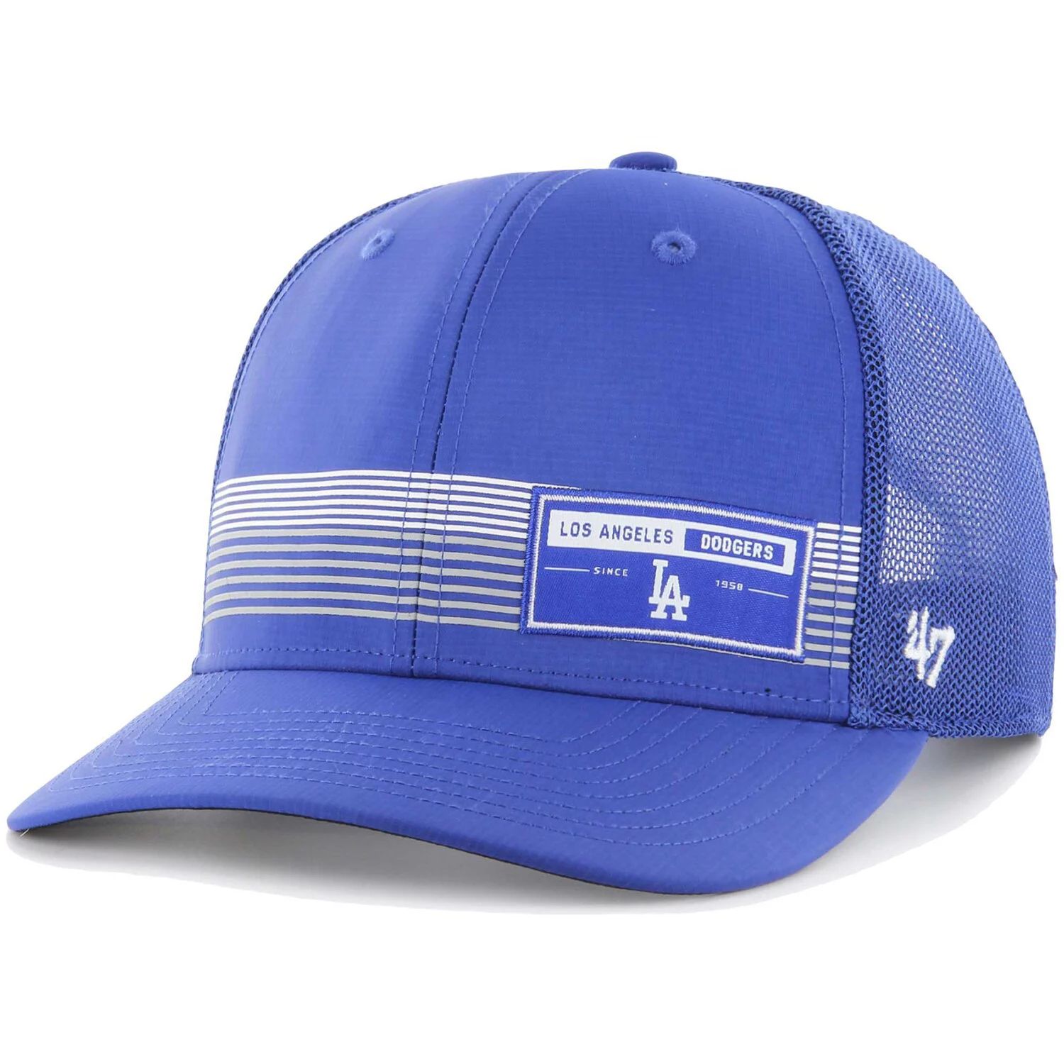 

Мужская регулируемая кепка Royal Los Angeles Dodgers Rangefinder brrr Trucker '47