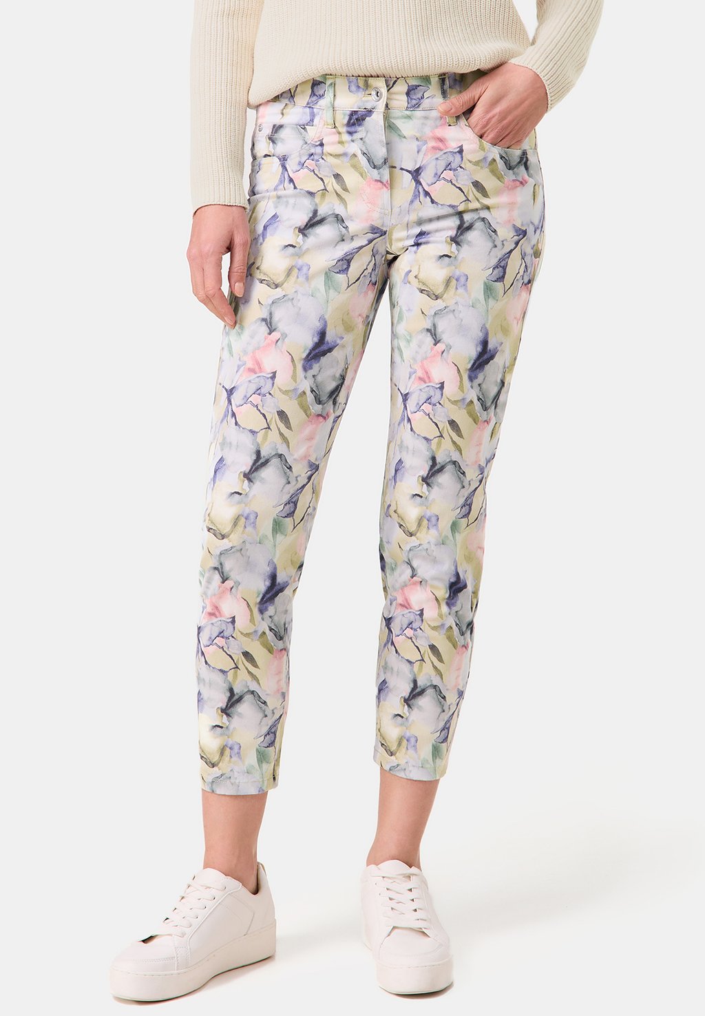

Джинсы скинни VERKÜRZT GEMUSTERTE 7/8 Gerry Weber, мультиколор