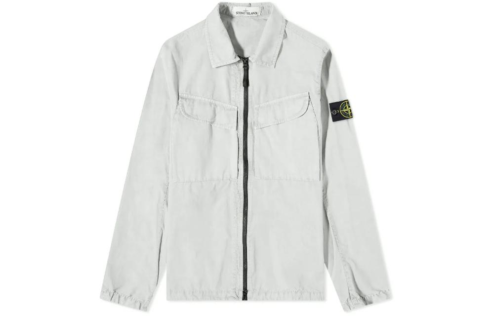 Верхняя одежда FW22 Мужская Жемчужно-серая STONE ISLAND — фото 2