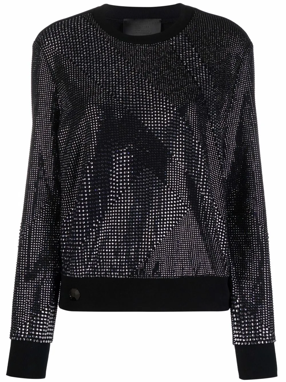 

Толстовка с кристаллами Philipp Plein, черный