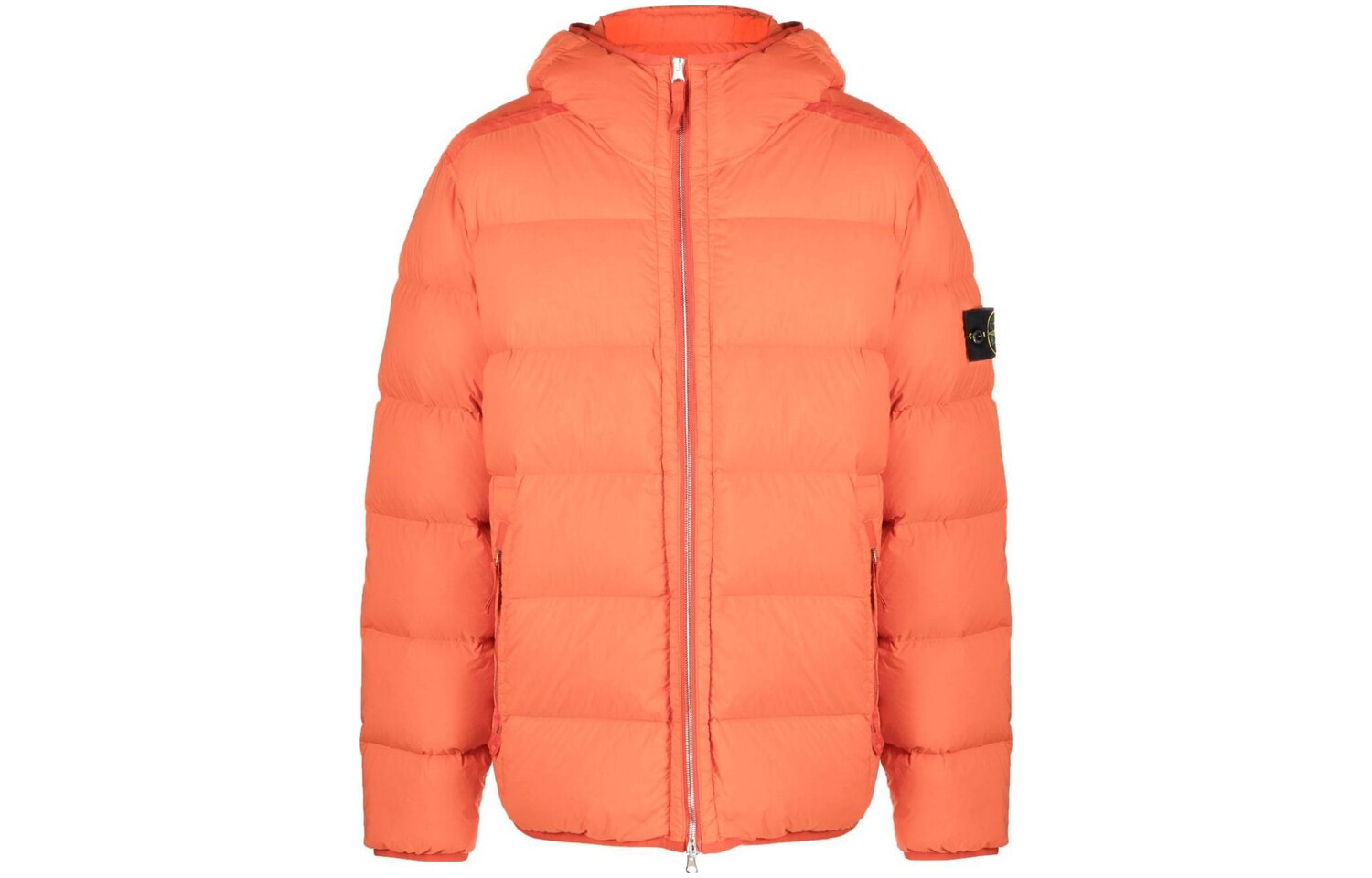 

Пуховик мужской оранжевый Stone Island, оранжевый