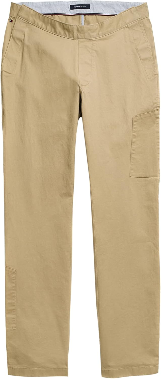 

Мужские брюки-чиносы Tommy Hilfiger Adaptive Sead Fit с эластичным поясом и регулируемой застежкой, Vintage Khaki