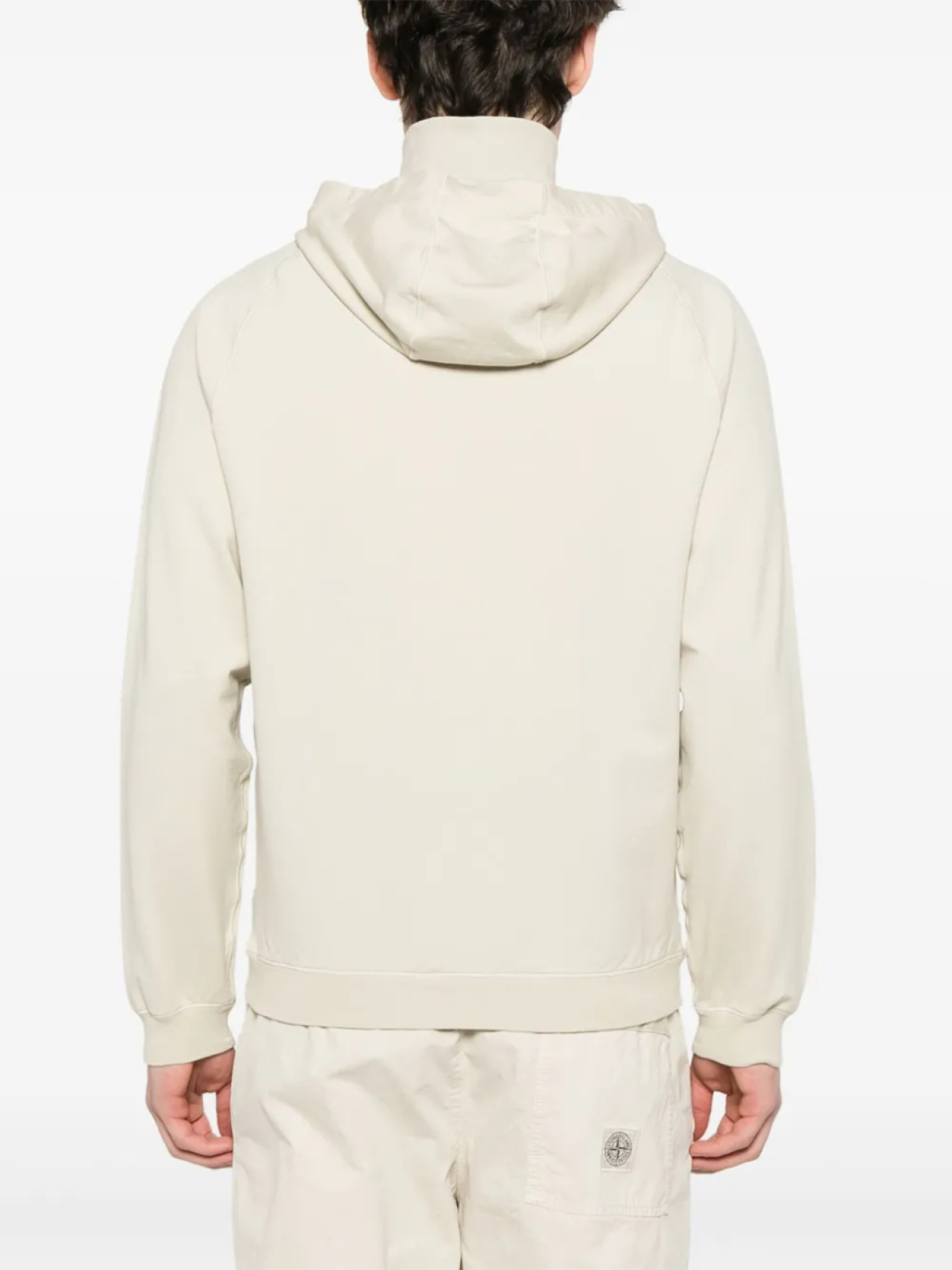 Толстовка с капюшоном и мотивом компаса Stone Island, нейтральный — фото 4