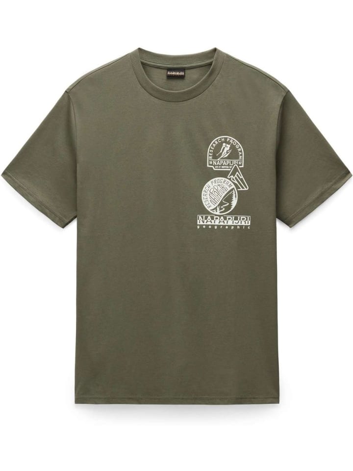 

Футболка S-Funes Ss зеленого цвета Napapijri