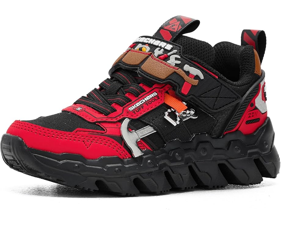 

Детские кроссовки SKECHERS KIDS Mega-Flex Lite-Tuff 402130L (Little Kid/Big Kid), Red/Black