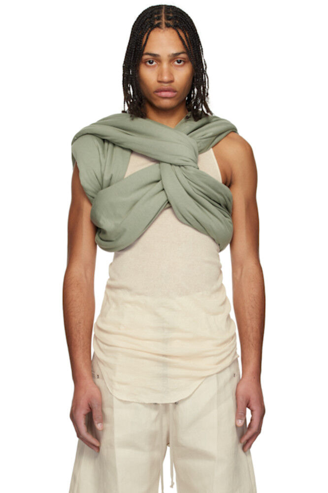 

Зеленый Голливуд Тройной Донат Топ Rick Owens