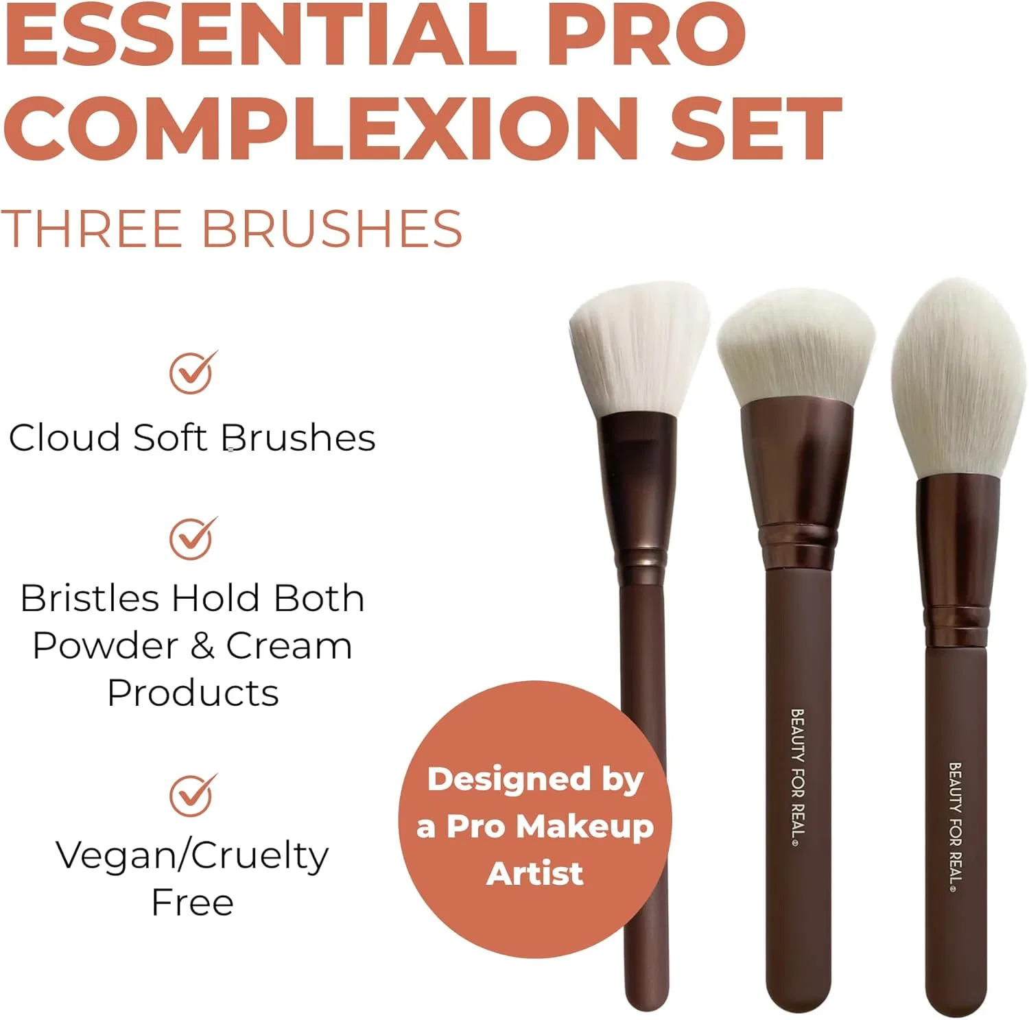 Набор для ухода за кожей Beauty For Real Essential Pro Complexion, 3 предмета — фото 2
