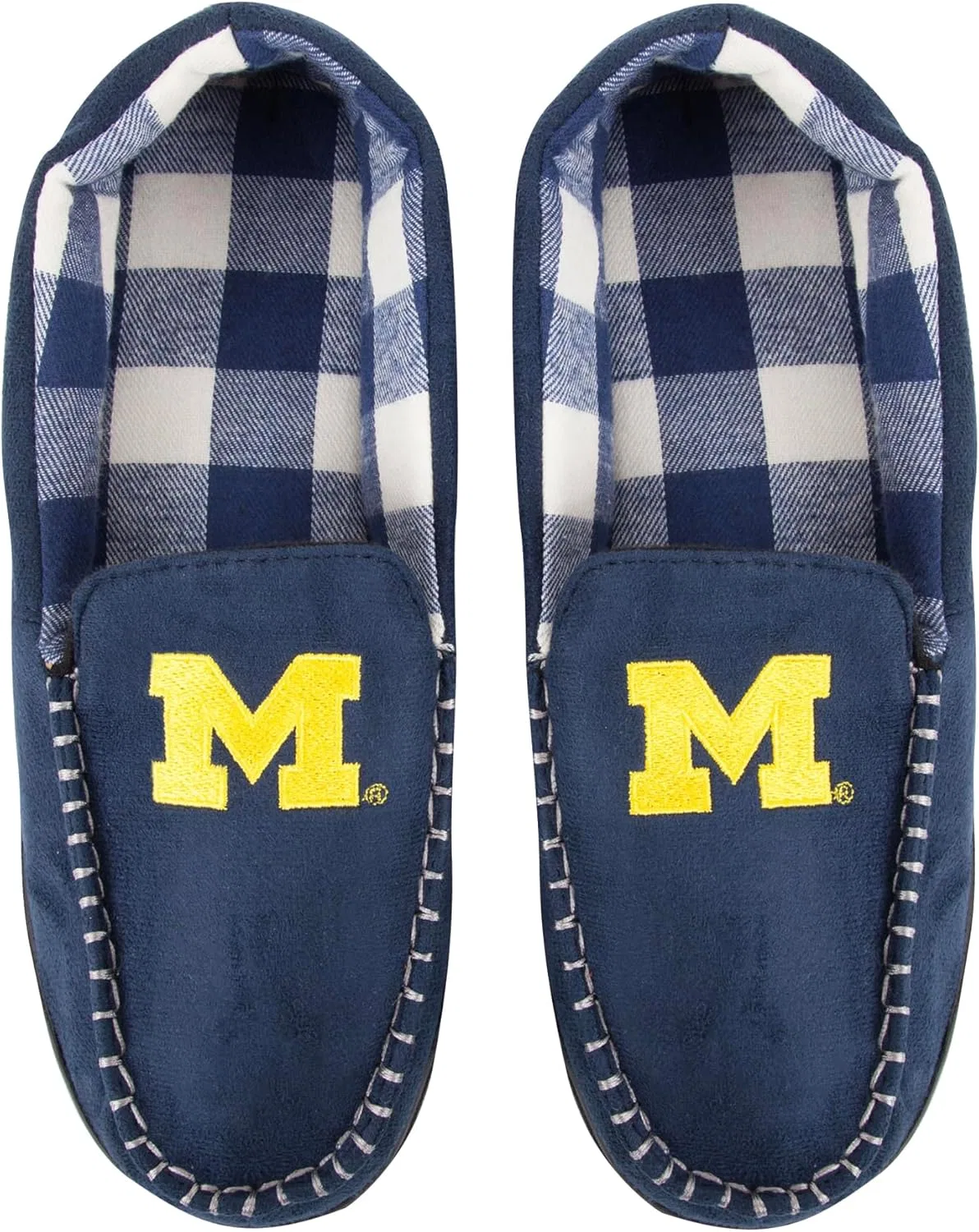 Мужские фланелевые мокасины FOCO NCAA, Michigan Wolverines