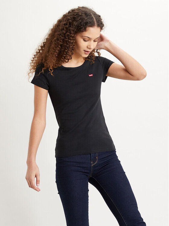 Комплект из 2 футболок стандартного кроя Levi's, черный — фото 2