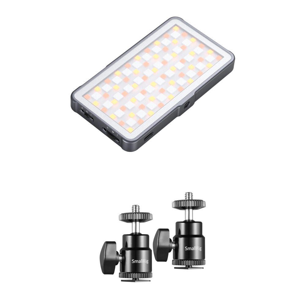 

Светодиодный светильник SmallRig Vibe P96L RGB с комплектом креплений 1/4"-20