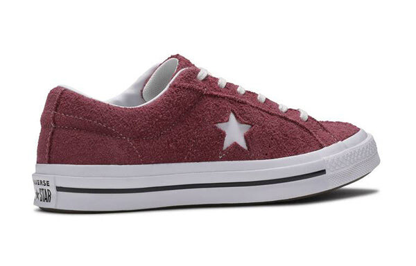 Кроссовки one star ox 'deep bordeaux' Converse, красный — фото 4