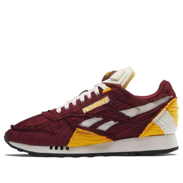 

Кроссовки market x classic leather pump 'classic burgundy' Reebok, бордовый