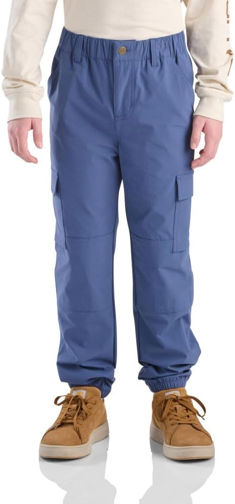

Детские спортивные брюки Carhartt CK8456 Rugged Flex Loose Fit Cargo Jogger - для мальчиков, Dark Denim