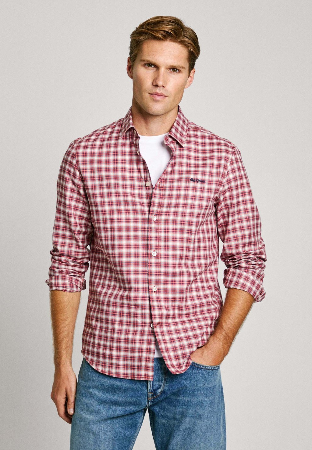 

Рубашка ALFRED Pepe Jeans, красный