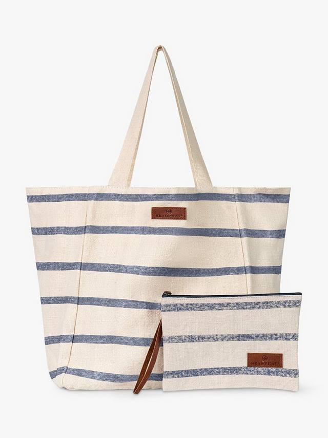 

Пляжная сумка из джута в полоску Seaspray, Multi
