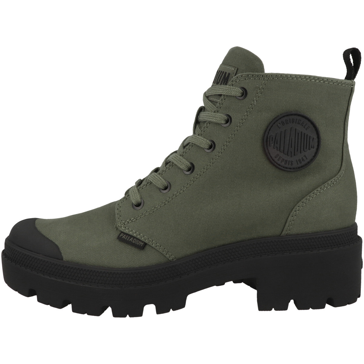 

Ботинки Palladium Schnür Pallabase Twill, темно-зеленый