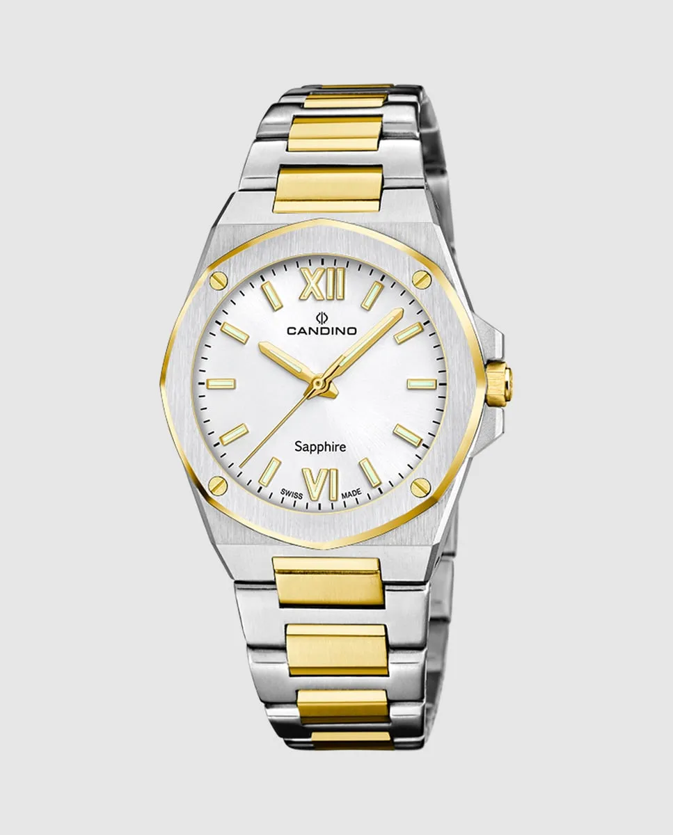 

C4776/1 Женские часы Lady Elegance из разноцветной стали Candino, мультиколор