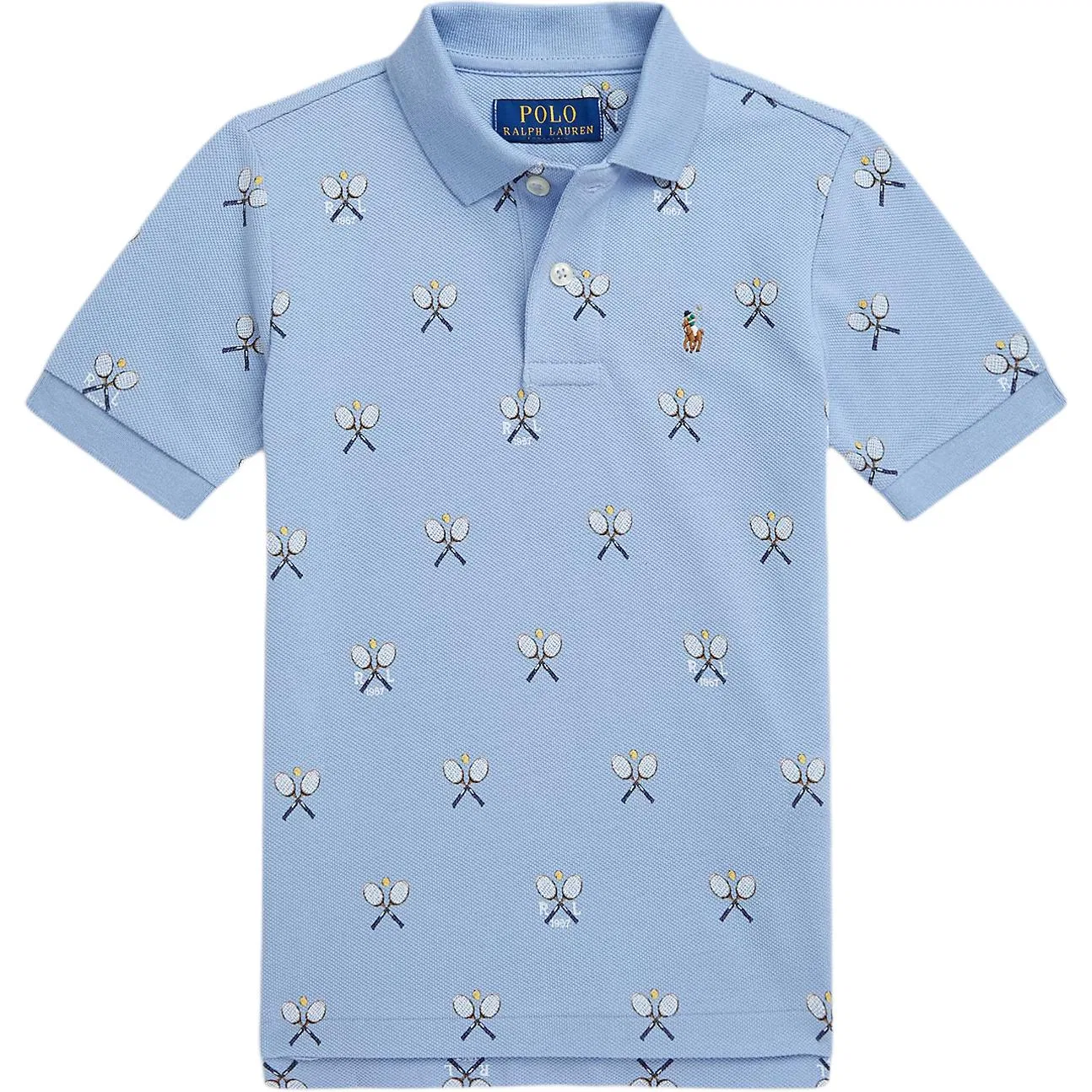 Поло для детей 3-7 лет Ralph Lauren синее