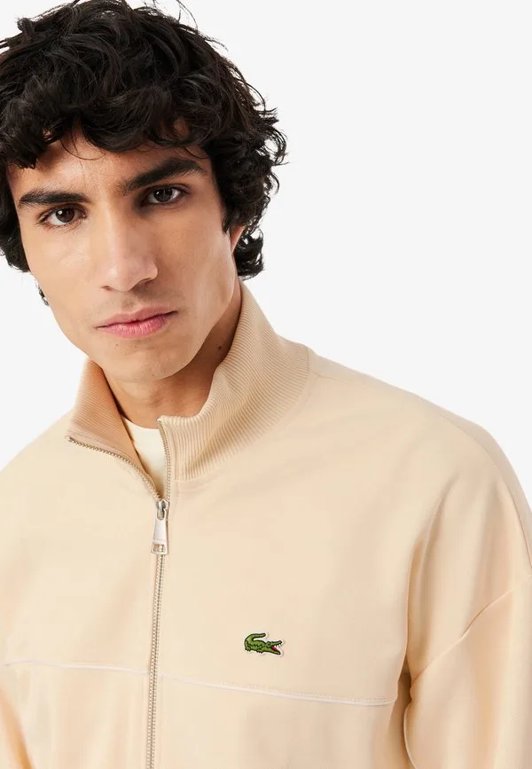 Толстовка на молнии sh0627_69x Lacoste, Beige — фото 4