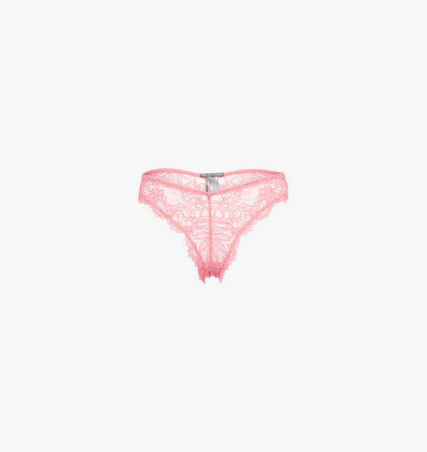

Романтичные бразильские трусики из кружева с ветровкой Savage X Fenty, розовый
