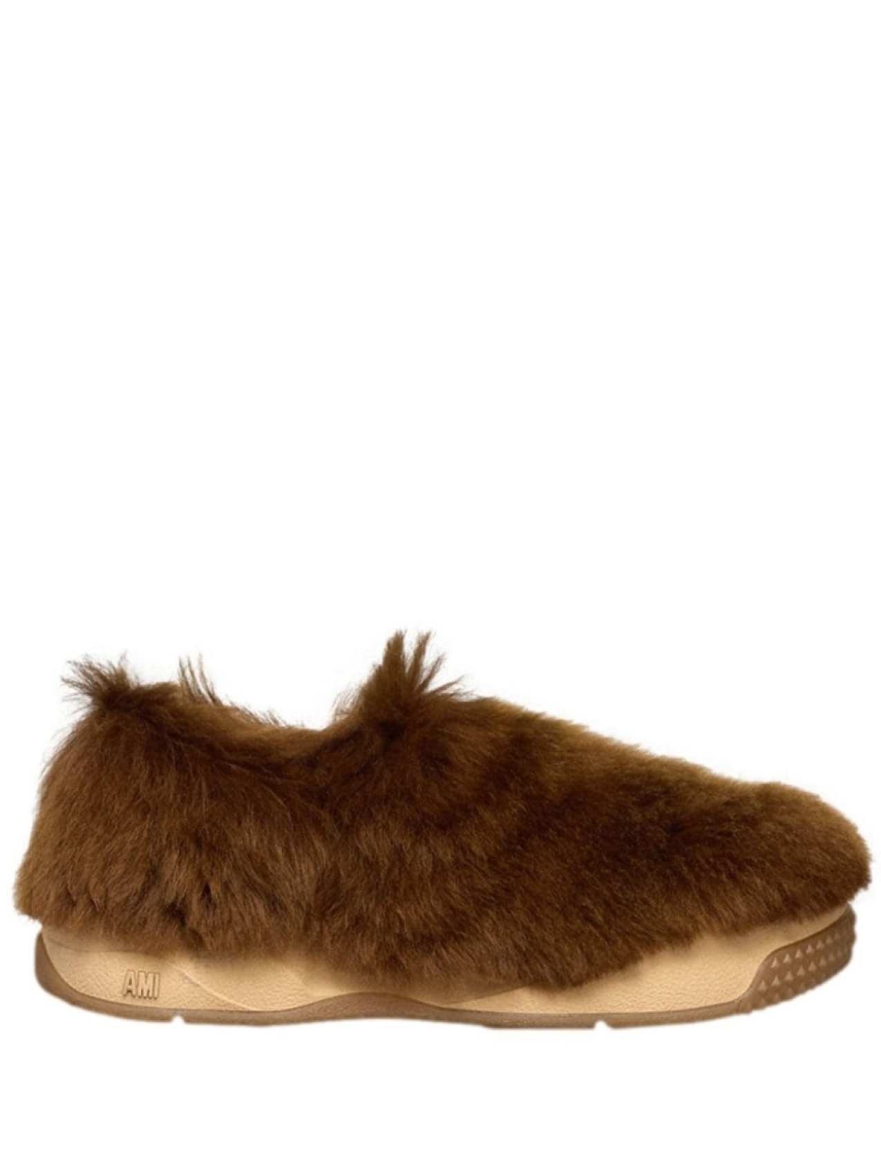 

AMI Paris кроссовки Long Hairs 1509 Mule, коричневый