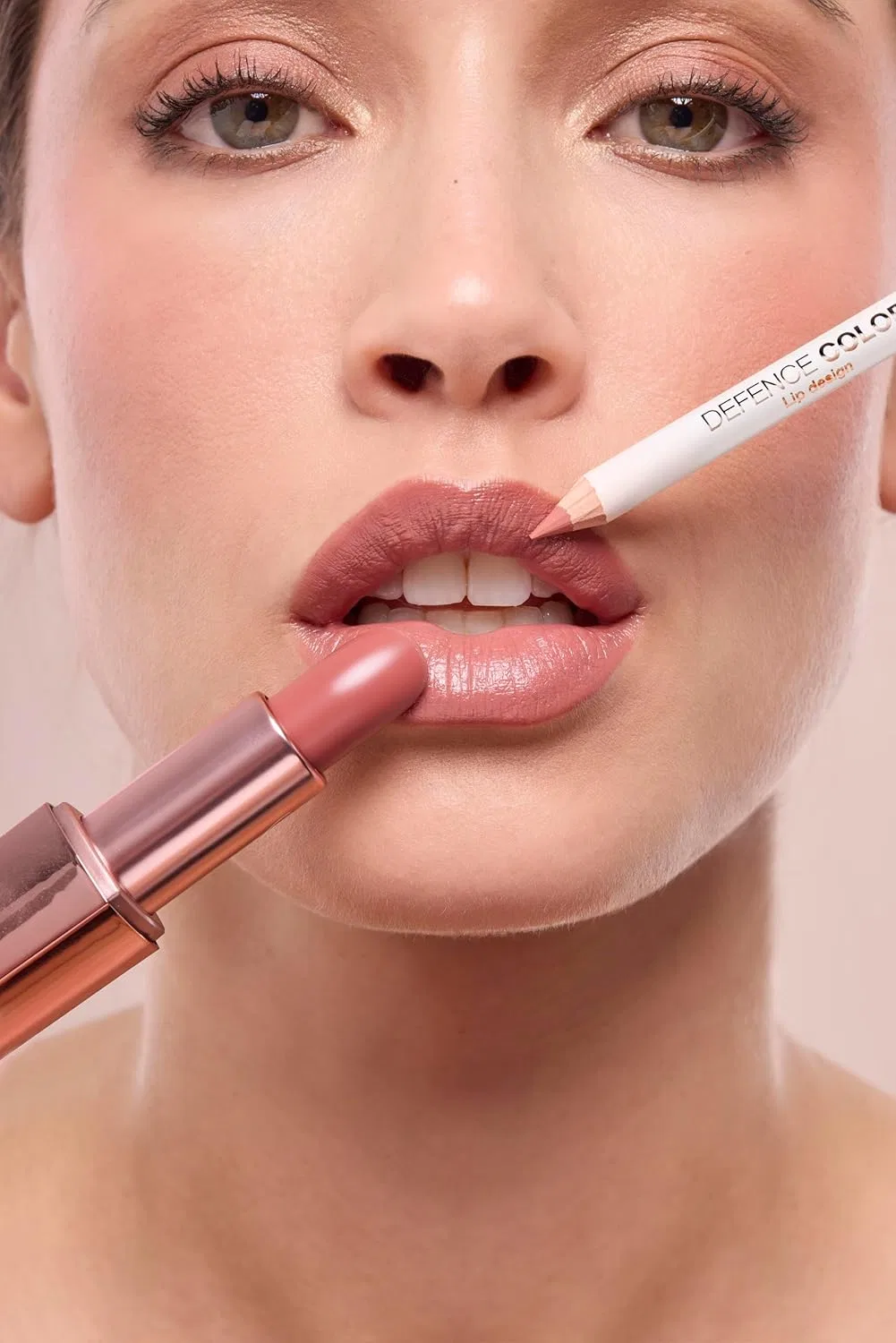Карандаш для губ Defence Colour Lip Design Lip Liner 203 Noisette Bionike — фото 3