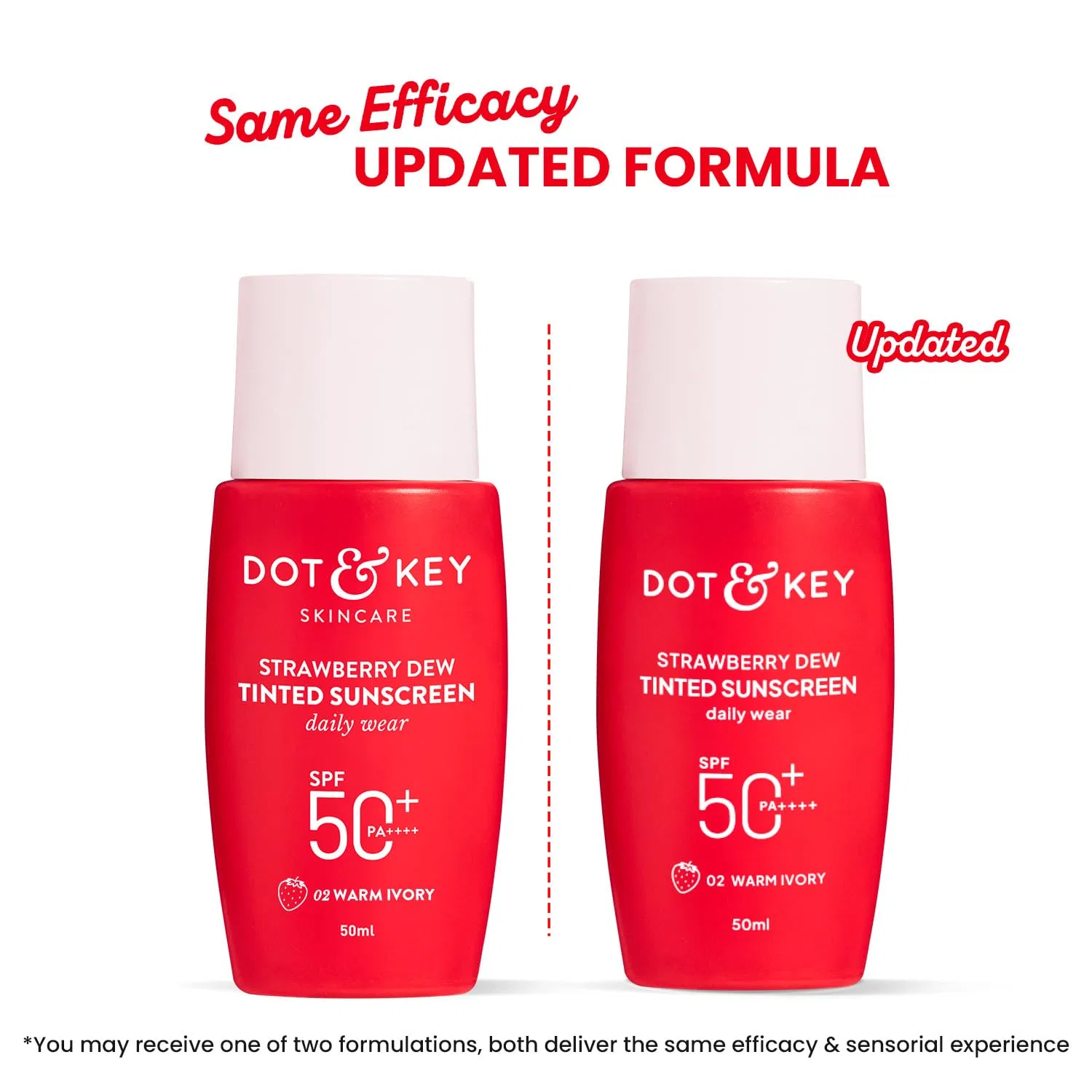 Тонирующий солнцезащитный крем «Strawberry Dew» SPF 50+ от Dot & Key Dot & Key — фото 2