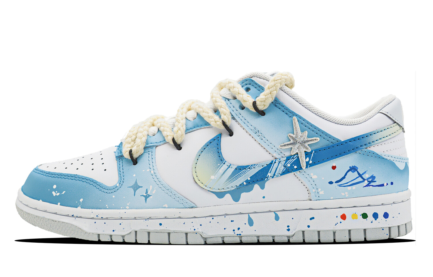 

Мужские кроссовки для скейтбординга Nike Dunk Low, цвет galaxy blue