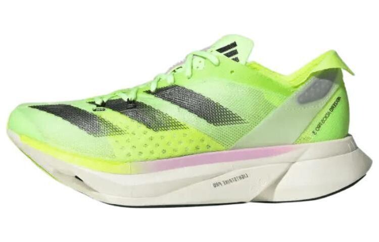

Кроссовки adidas Adizero Adios Pro 3 Aurora Black Zero Metalic Lucid Lemon Women's, зеленый
