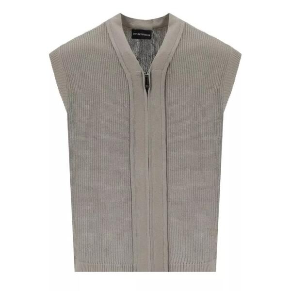 

Кардиган moon rock sleeveless cardigan Emporio Armani, серый